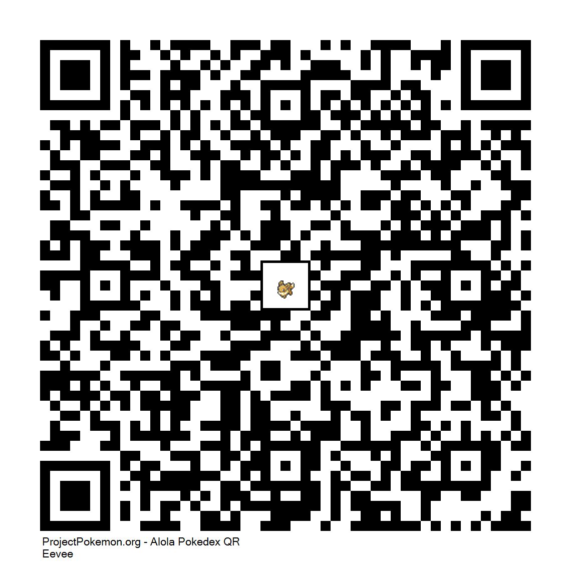 Cdigo QR de Eevee